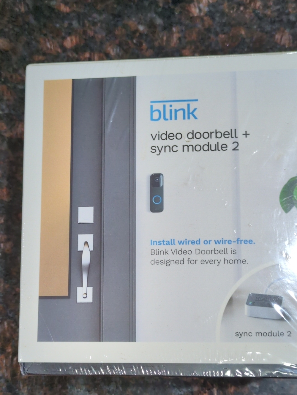 Blink Video Doorbell + Sync Module 2 - White